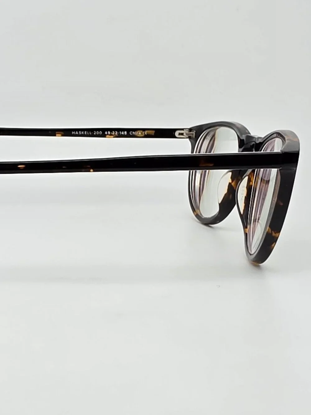 Warby Parker Haskell 200 Whiskey Tortoise Eyeglasses Frame w/ Case 49-22-145
